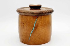 Cherry and Walnut - 6W x 6H - by Dan D