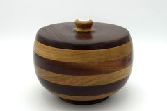 Sapele, White Oak and Walnut - 7W x 5H - by Dan D