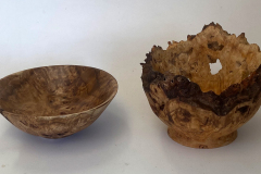 Cottonwood Bowls - 6W x 2H and 7W x 5H - by Arnie L