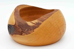 Natural Edge Cedar Bowl - 6.5W x 3H - by Jim B