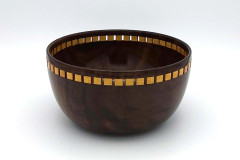 Walnut and Yellowheart - 7W x 3.75H - by Dan D