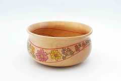 Maple with Pyrography - 6.5W x 3H - by Steve E