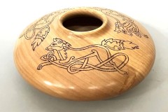 "Celtic Fox", Maple - 9W x 3.5H - by John-H