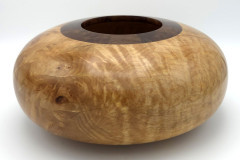 Curly Maple and Walnut - 10.5W x 5H - by Ron C