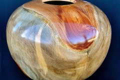 Ponderosa Pine, Kill Beetle Blue Stain with Turquoise - 12H - by Andy J