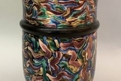 Illumini Painted Lidded Box - 3W x 7H - by John H