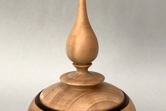 Maple Finial Lidded Box - 2.5W x 6H - by John H