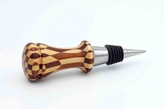 Maple and Walnut Bottle Stopper - by Ron C