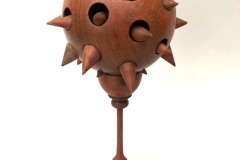 "Spike Sphere", Cherry - 2.5D x 8H - by John H