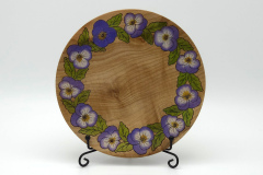 Cherry with Pyrography - 7 Dia. - by Steve E