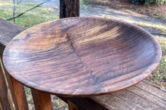Claro and English Walnut Graft Platter - 10 Dia. - by Cheryl L