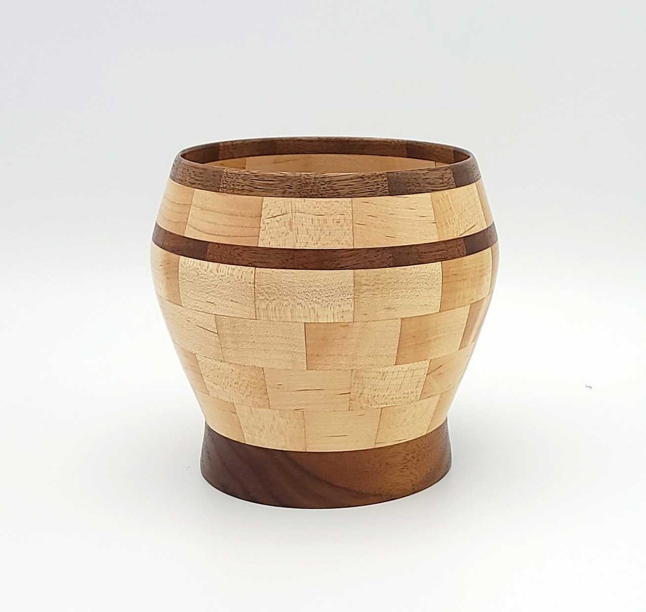 Maple and Walnut - 5.5W x 5H - by Jim B