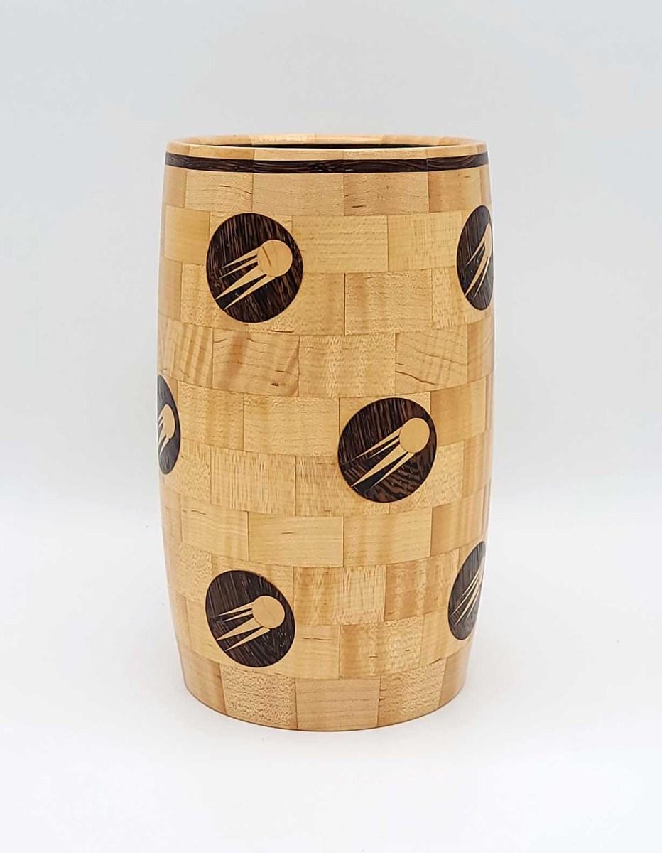 Maple and Wenge - 5W x 8.5H - by Ron C