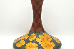 Bubinga with Pyrography - 9W x 10H - by Steve E