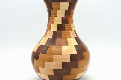 Cherry, Maple, and Walnut - 6W x 9H - by Allan T