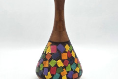 Lacewood with Pyrography - 5W x 9H - by Steve E