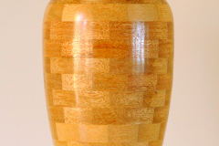 Mahogany Vase - 6W x 14H - by Dan D