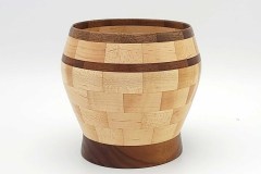 Maple and Walnut - 5.5W x 5H - by Jim B