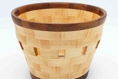 Maple and Walnut - 7.5W x 5.5H - by Jim-B