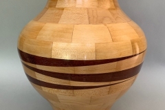 Maple and Walnut Splinter Bowl - 8W x 9H - by John H