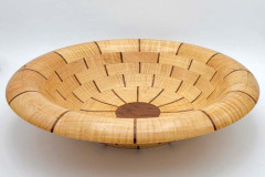 Maple and Walnut - 15W x 3.5H - by Ron C