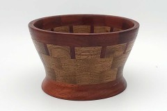 Padauk and Walnut - 6.5W x 4H - by Jim B