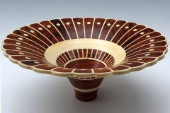 Rosewood and Holly Bowl - 9W x 4H - by Bill K