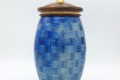 Walnut and Dyed Maple - 6W x 12H - by Ron C
