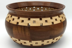 Walnut and Maple - 10W x 5.5H - by Ron C