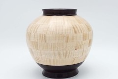 Wenge and Curly Maple - 7W x 7H - by Dan D