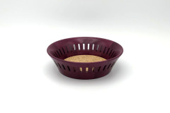 Wine Coaster, Purpleheart - 5.5W x 1.5H - by Steve E