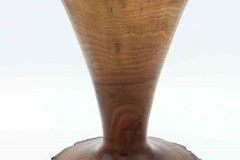 Natural Edge Walnut Vase - 7W x 10 H - by Ron C